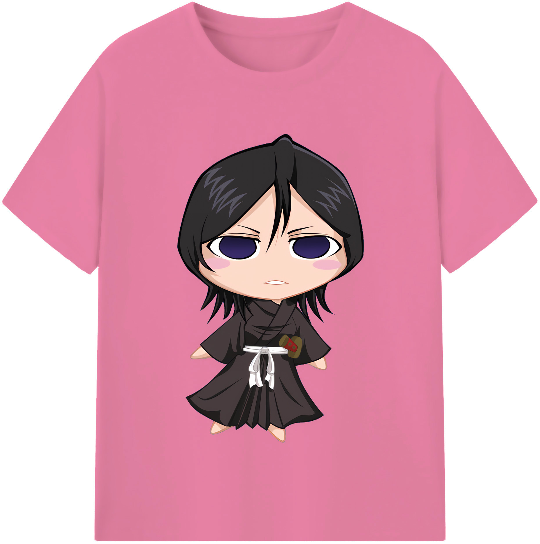 （画像用） ブリーチ 朽木ルキア BLEACH Kuchiki Rukia 綿100％半袖Tシャツ（フロントプリント）